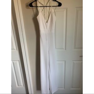 White Lace Jumpsuit